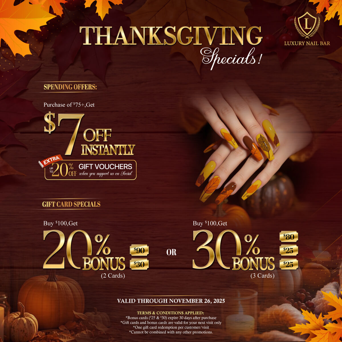 🌟 Luxury Nail Bar - promotion 🌟